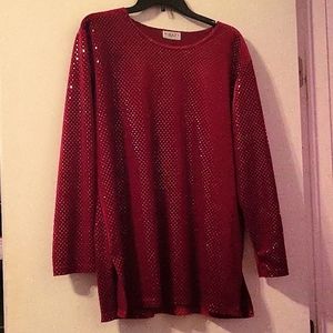 Beautiful velvet sequence top